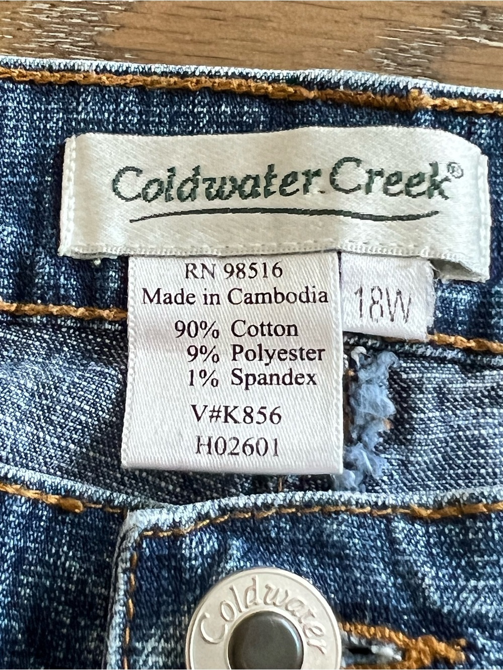 Coldwater Creek Denim Jeans in Medium Blue Size 18W - Picture 3 of 13
